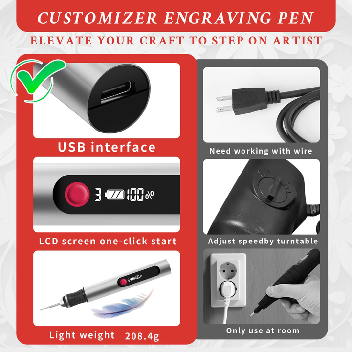 Precision Electric Carving & Engraving Pen